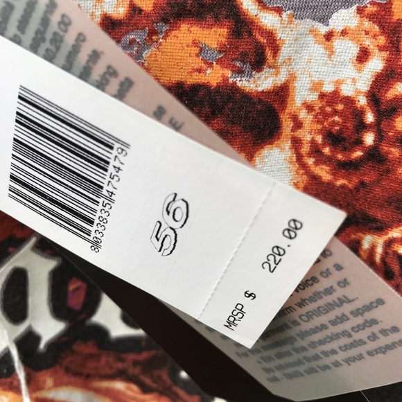 NWT Italian designer Roberto Cavalli punk tee $220 - Picture 2 of 8